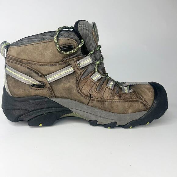 Keen Targhee II Mid Waterproof Hiking Boots Brown Black Men 9 - Picture 8 of 15